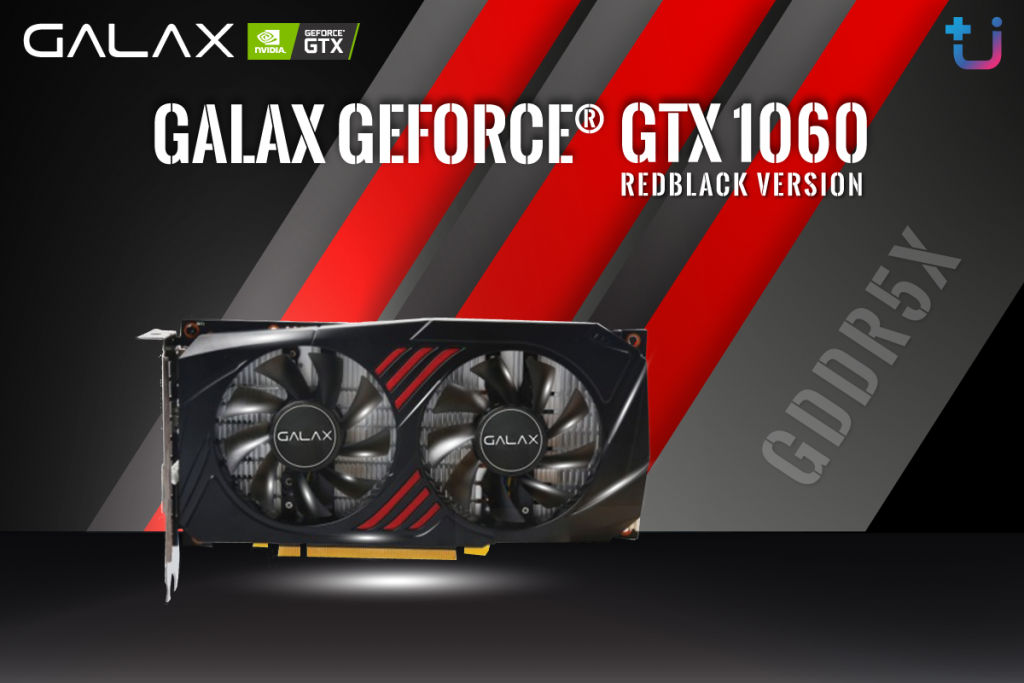 GALAX GeForce GTX 1060 OC 6GB REDBLACK Version – CLOCK'EM UP