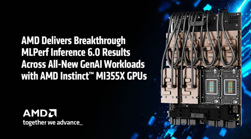 AMD โชว์ขุมพลัง GPU ประมวลผลทะลุ 1 ล้านโทเค็น/วินาที บนการทดสอบ MLPerf Inference 6.0