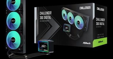 ASRock Challenger 360 Digital ขยายขีดความสามารถการระบายความร้อน พร้อมหน้าจอแสดงผลสำหรับสายเกมมิ่ง