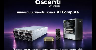 Ascenti เปิดตัว “Ascenti Enterprise” แหล่งรวมขุมพลังประมวลผล AI Compute ครบทุกระดับตั้งแต่ Edge จนถึง Enterprise Ascenti เปิดตัว “Ascenti Enterprise” แหล่งรวมขุมพลังประมวลผล AI Compute ครบทุกระดับตั้งแต่ Edge จนถึง Enterprise